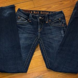 Boot cut rock revival jeans!